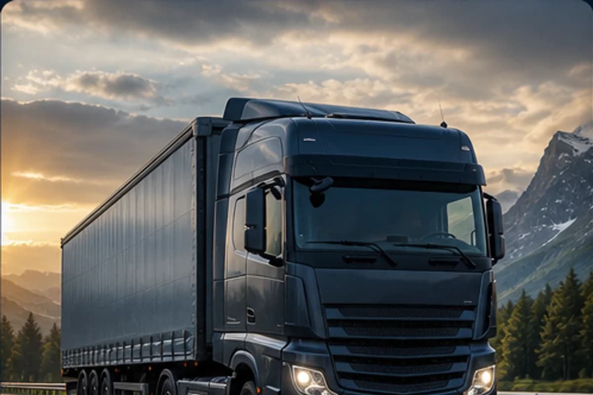 Unbranded long-haul truck used for driver shift cover planning content